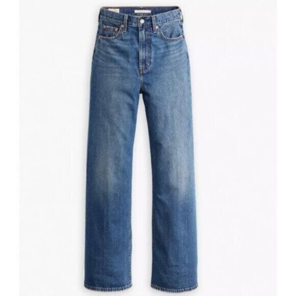 Levi's 27x32 Premium Ribcage Wide Leg Polar Permiter Dark Wash - Picture 6 of 7